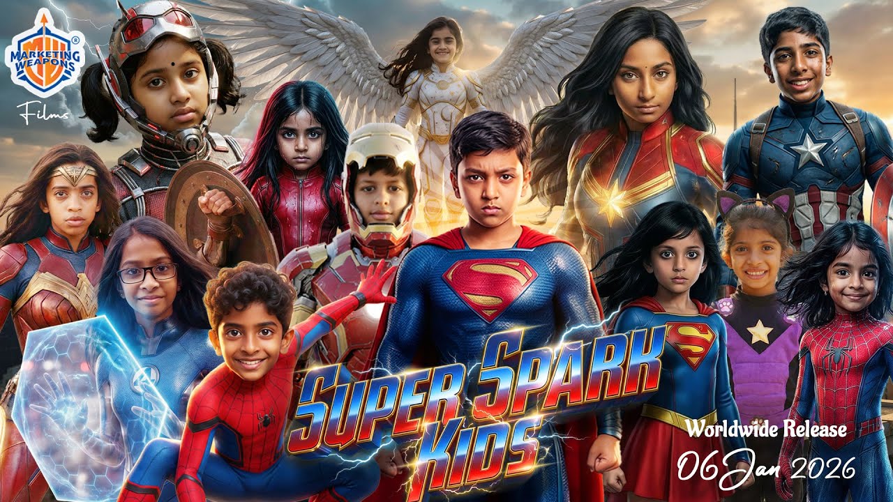 SUPER SPARK KIDS OFFICIAL FILM ⚡India’s First AI Film Where Kids Are the Heroes