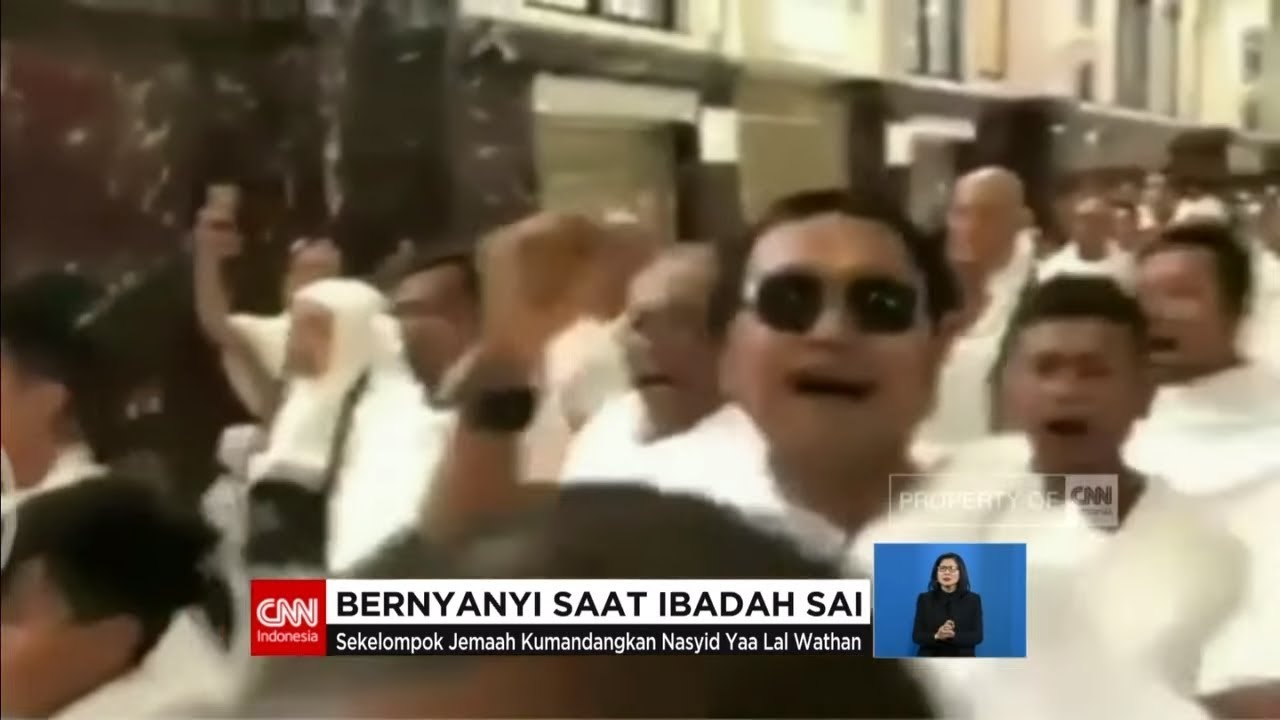 Tak Patut Ditiru, Jemaah Umrah GP Ansor Banser Bernyanyi Saat Ibadah Sa'i