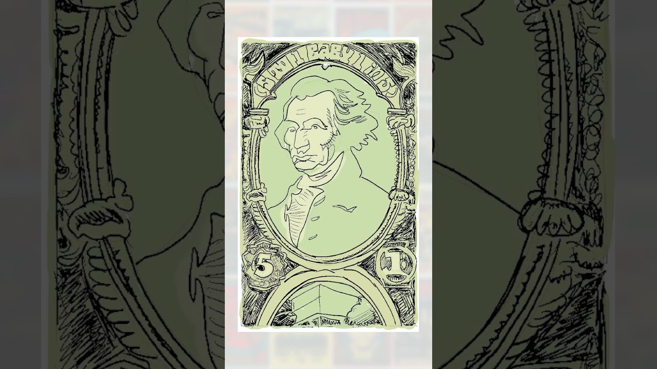Presidents Day - Psychedelic Art Timelapse #shorts #timelapseart #presidents