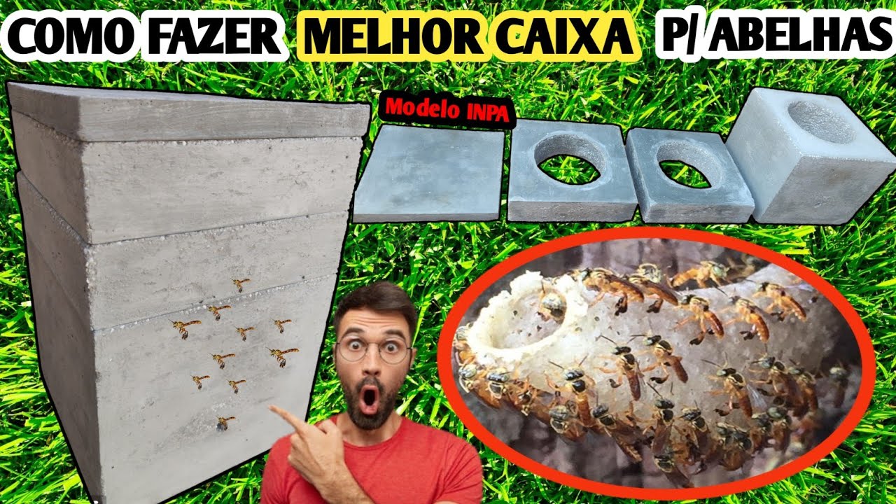 COMO FAZER CAIXA PARA ABELHA JATAI, FAZENDO CASINHA DE ABELHAS!