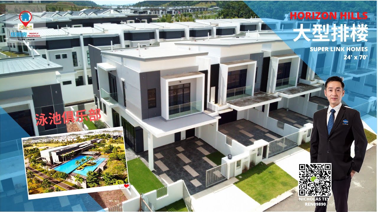 第16集 柔佛新山获奖无数的Horizon Hills Super Link大型排楼你以为很贵 原来只卖...
