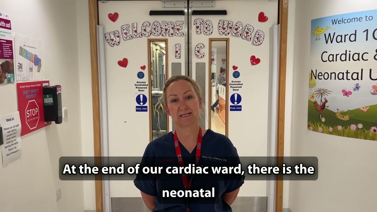 Welcome to Ward 1C at Alder Hey