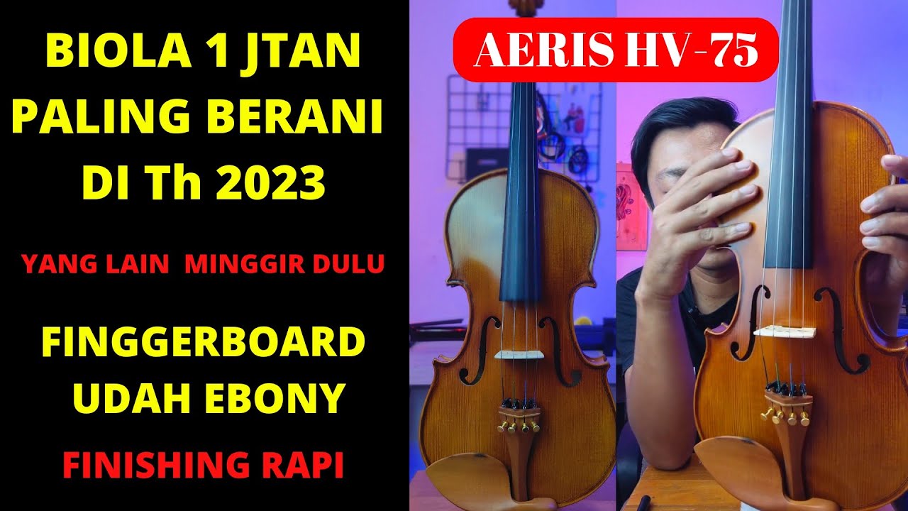 BIOLA 1 JTAN PALING WORT IT DI TAHUN 2025. FINGGERBOARD UDAH EBONY ( AERIS HV-75)
