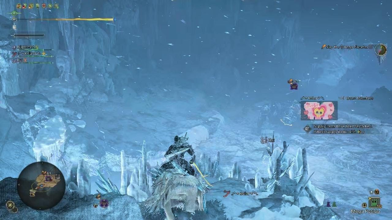 Monster Hunter Wilds, Savage Omega Carry.