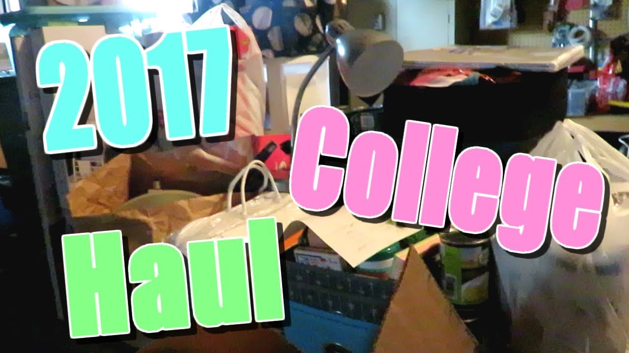 College Dorm Haul 2017