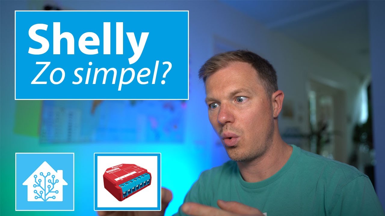 Shelly relais in Home Assistant voor je dashboards en automatiseringen