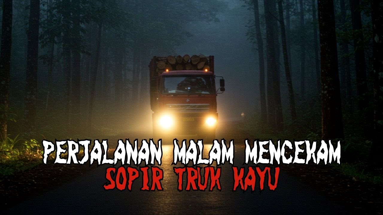 PERJALANAN MALAM SOPIR TRUK KAYU YANG MENCEKAM KE REMBANG