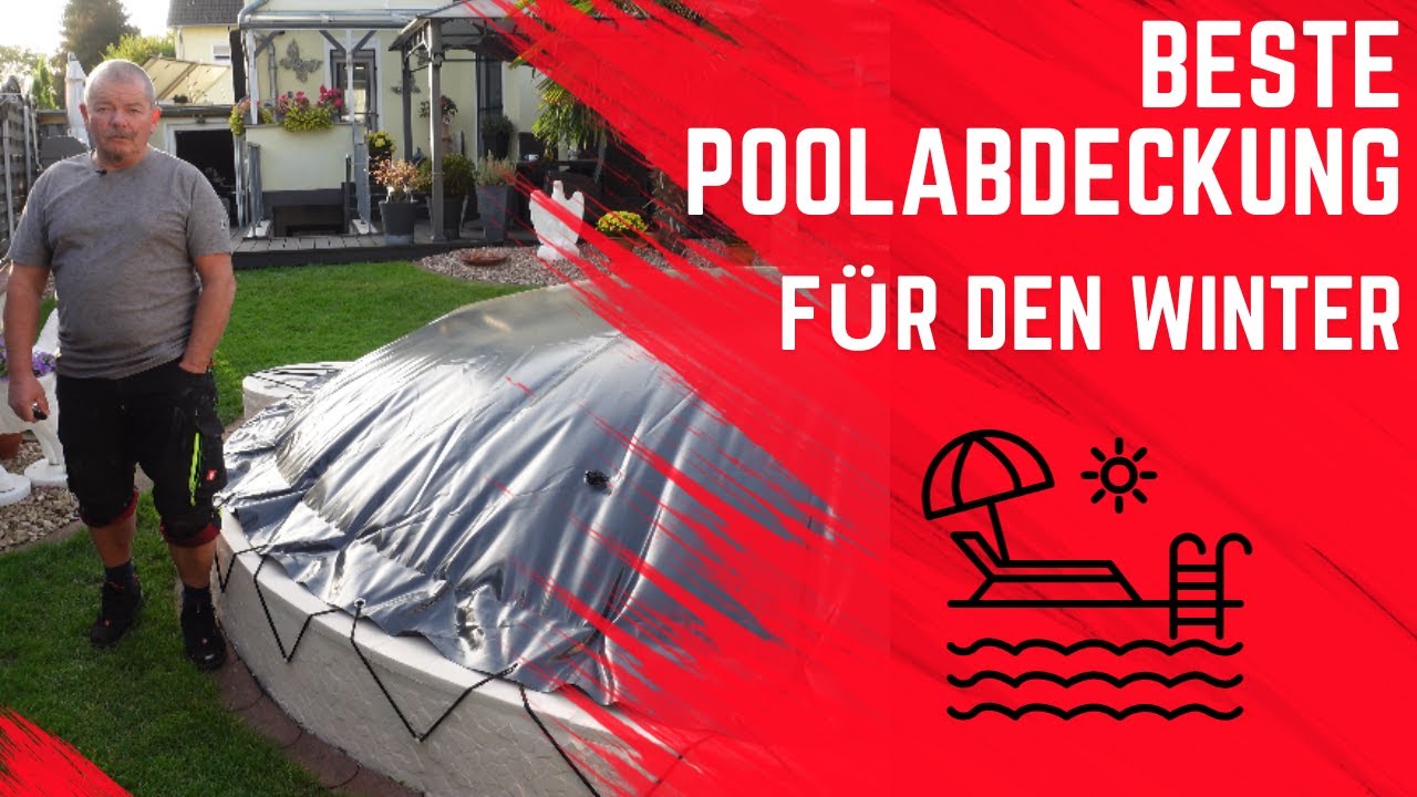Die beste Winterabdeckung für deinen Pool.
