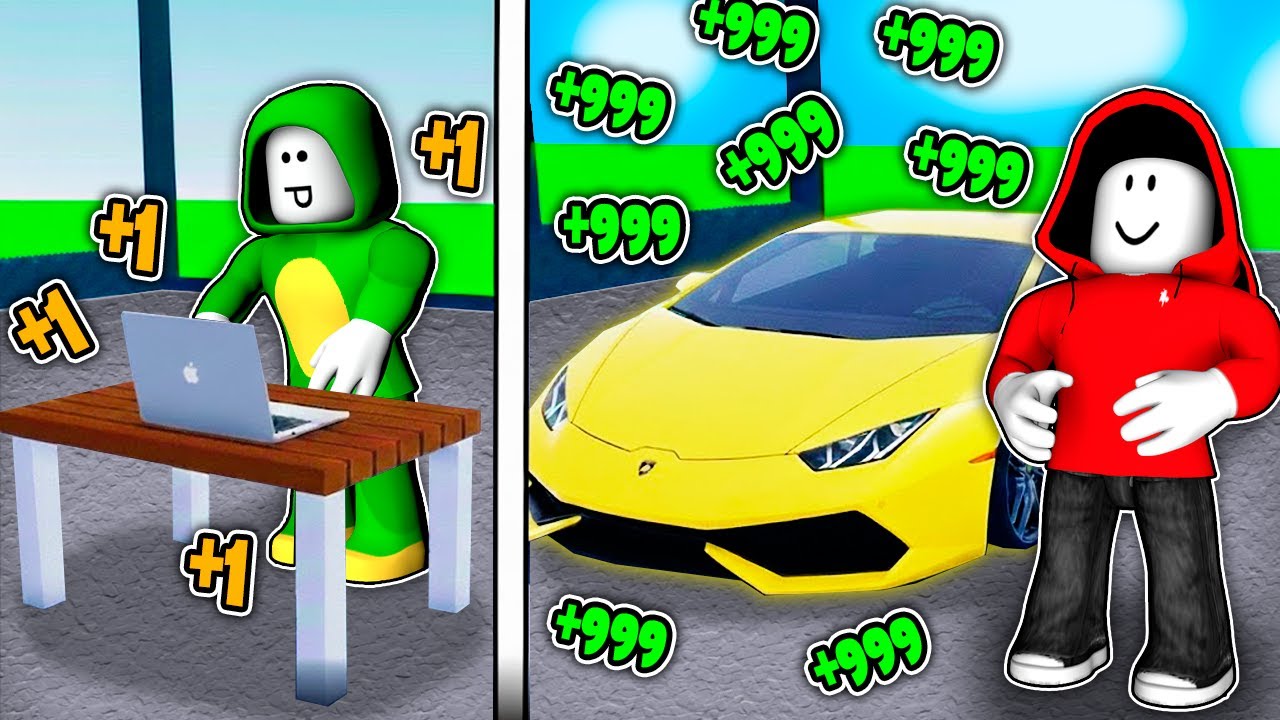 JJ and Mikey Went From Noob to BILLIONAIRE in Roblox Your Bank! Maizen