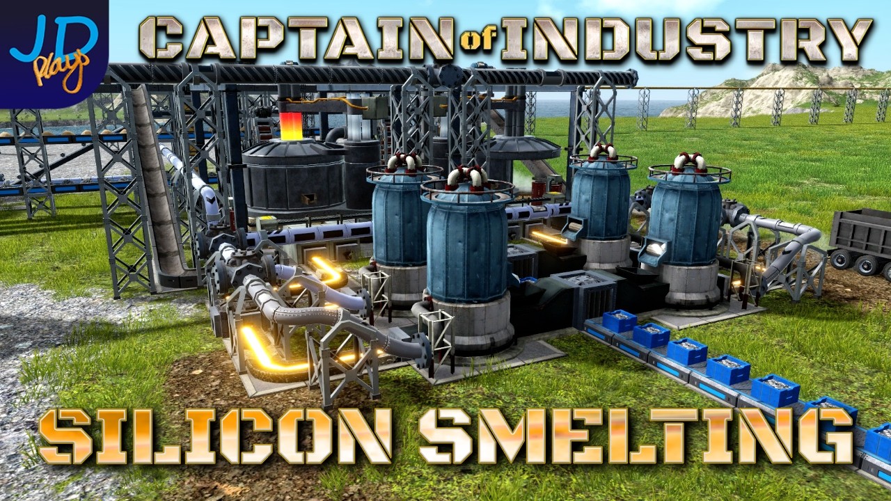 Выплавка кремния 🚛 Капитан промышленности Мост слишком далеко 🚜 Эпизод 12 👷 Давайте поиграем