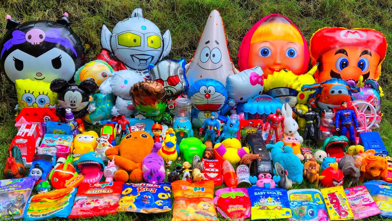Hunting Es krim Balon  Masakan marsmello Yupi Baby shark Masya and The Bear Upin Ipin Bebek Gajah 9