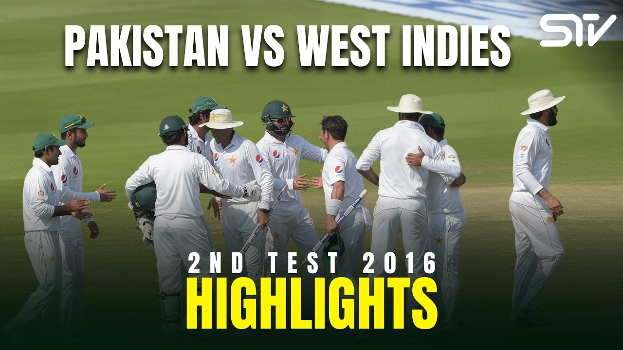 Full Highlights | Pakistan Seal Series Lead with Huge Test Win | Abu Dhabi | 2nd Test, 2016 | M3L1K
