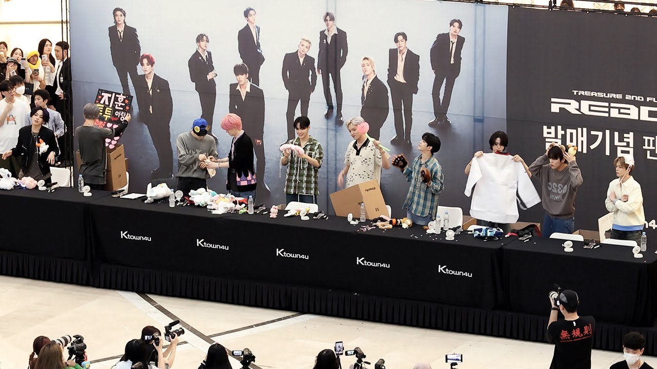 TREASURE (트레저) “FAN SIGN” ENDING (팬싸템 써보며 마무리 인사) | REBOOT 팬사인회