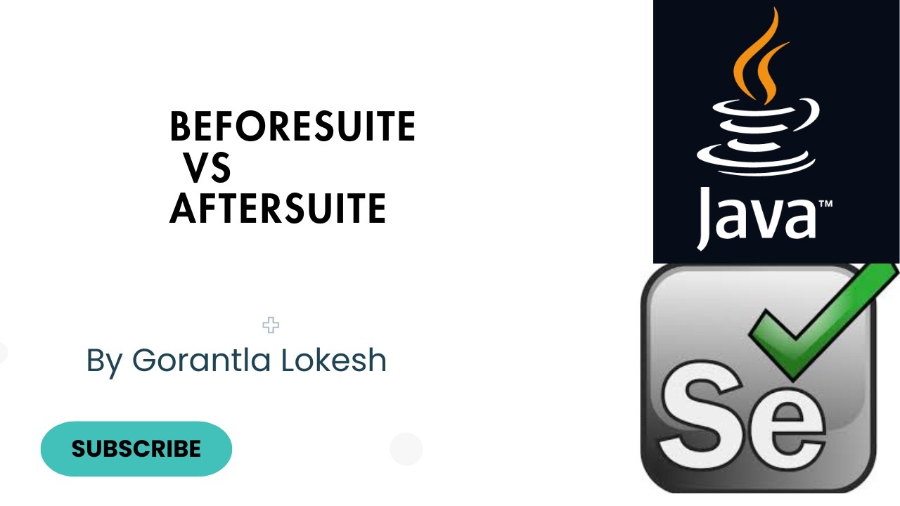 Учебное пособие по Selenium Java, часть 30: BeforeSuite и AfterSuite в Selenium Java TestNG #sele...