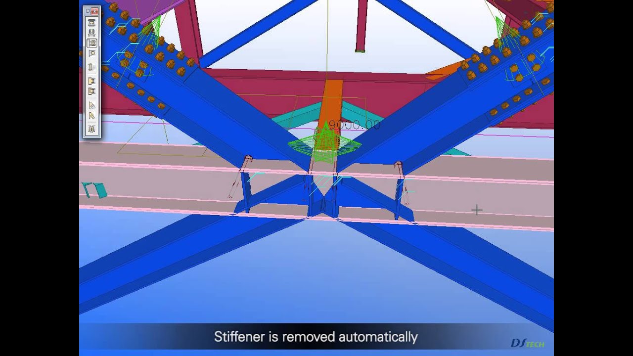Tekla Structures Auto Connections - Equip. Structure