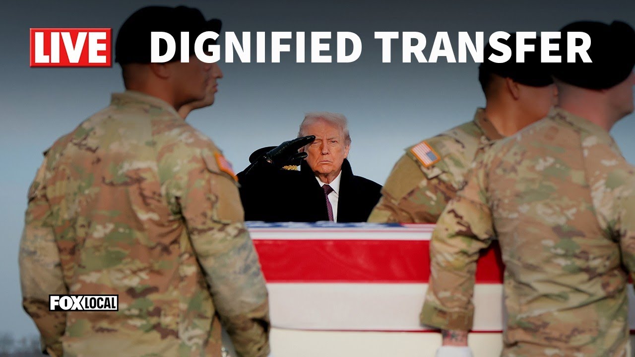 LIVE: U.S. Soldiers killed in Kuwait honored in dignified transfer