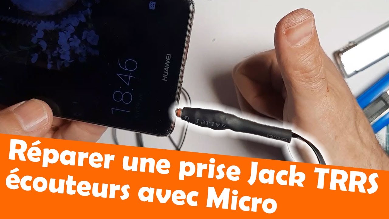 R&eacute;parer une prise Jack TRRS pour des &eacute;couteurs avec micro