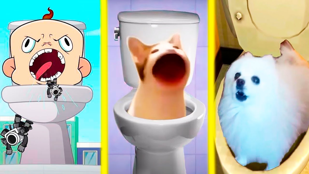 СКИБИДИ ТУАЛЕТЫ, НО МАЛЫШИ, КОТИКИ И СОБАЧКИ! - Skibidi Toilet