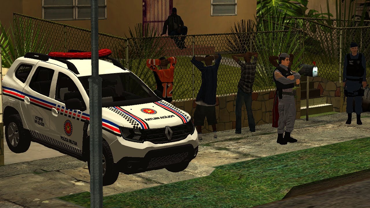 Gta san andreas ABORDAGEM com o novo MOD POLICIA ( POLICE MOD )