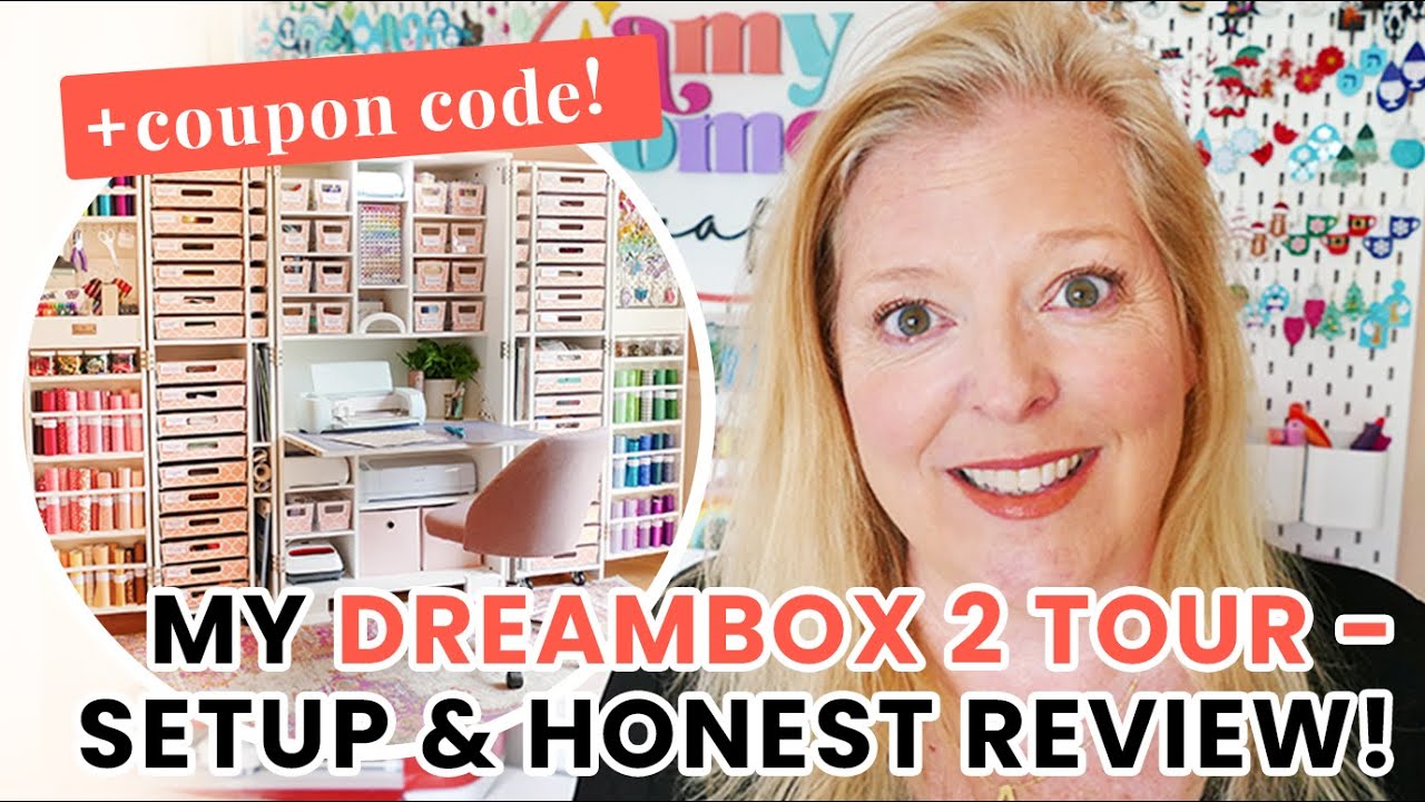 Dreambox 2 Tour - My Craft Room Setup & Honest Review + a coupon code!