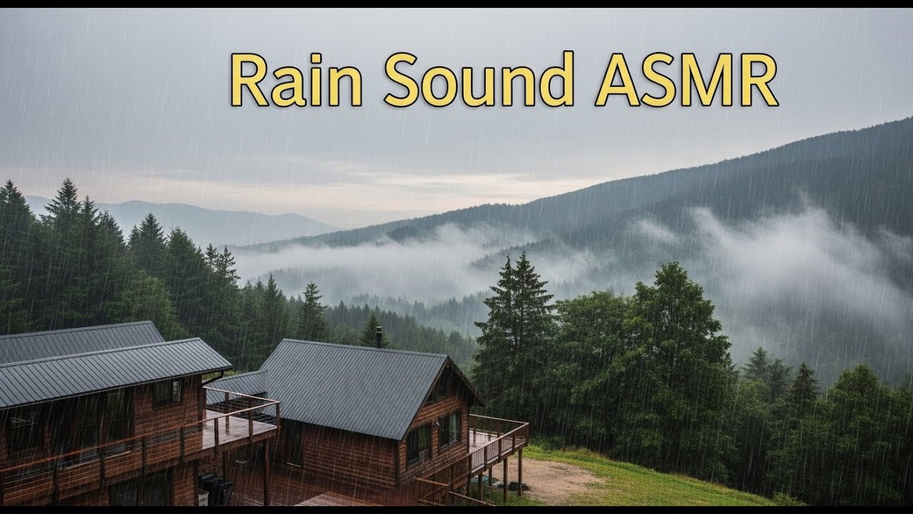 Quiet Night Rainstorm with Thunder Echoes for Deep Sleep and Relaxation All Night Long