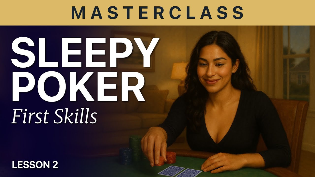 FALL ASLEEP to Poker: Hold'em Masterclass #2 — Your First Skills at the Table