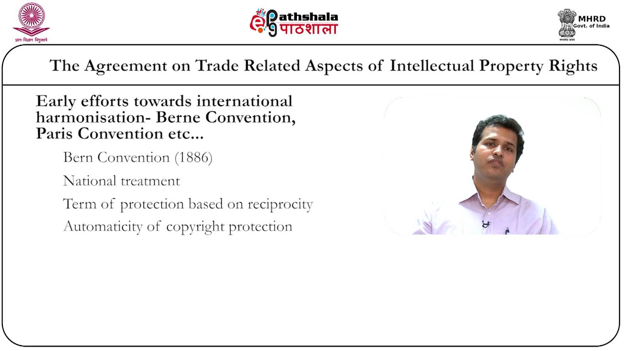 The agreement on trade related aspects of intellectual property rights