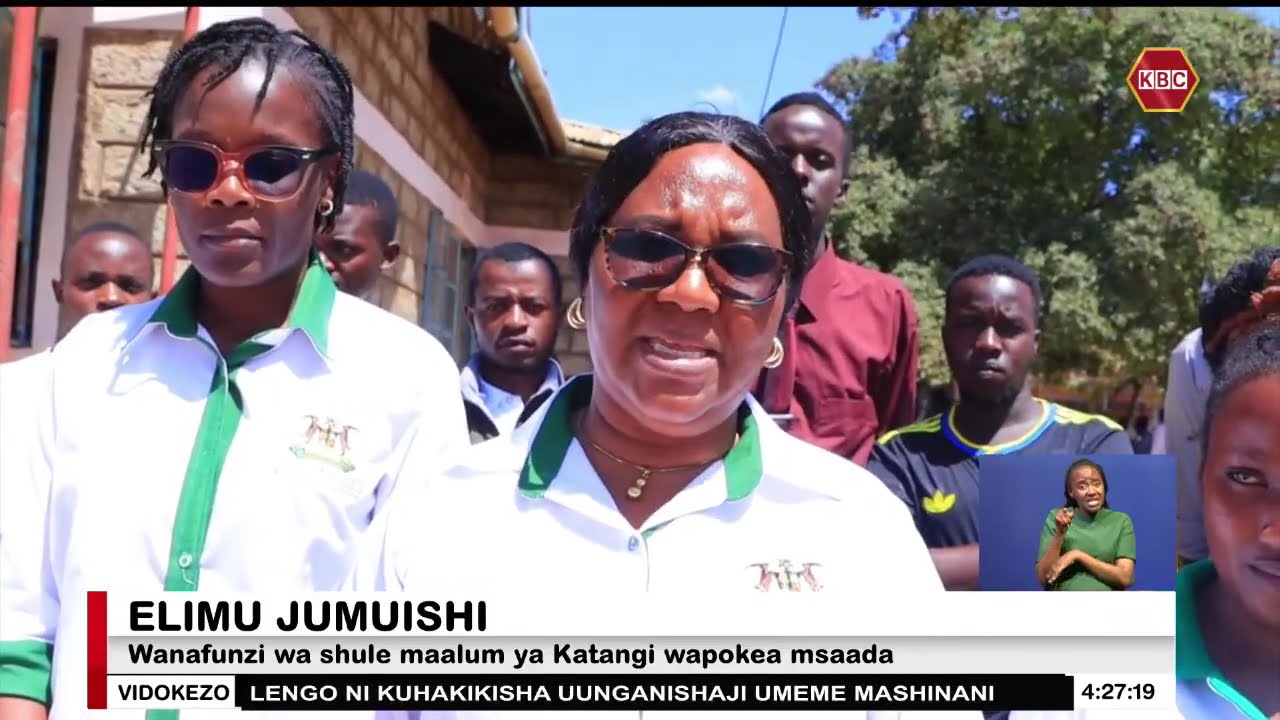 Wanafunzi wa shule maalum ya Katangi wapokea msaada