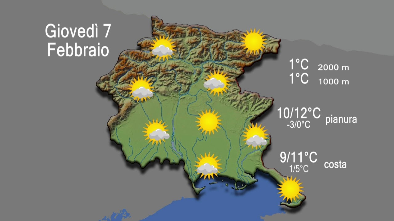 Previsioni meteo | 7 Febbraio 2019