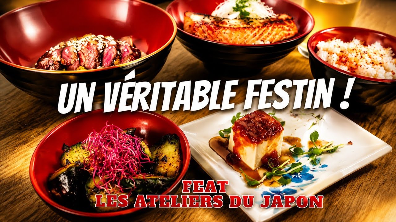 Un repas japonais complet ! @Les ateliers du Japon