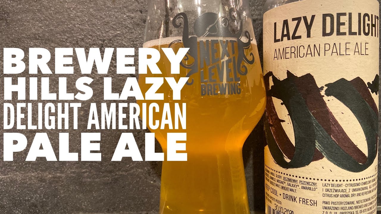 FIRST POLISH TALL BOY CAN!!! Brewery Hills Lazy Delight American Pale Ale | Polish Craft Beer Review