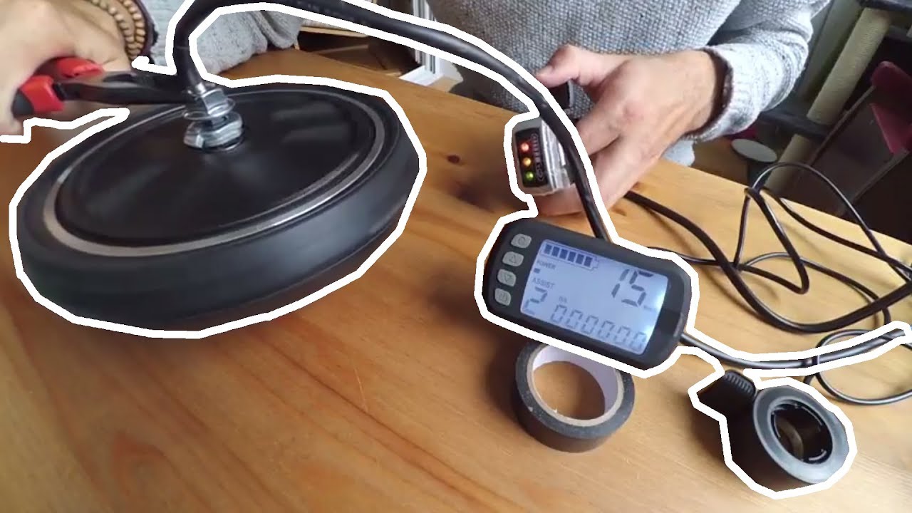 DIY electric scooter - part 2 - Wiring and Testing