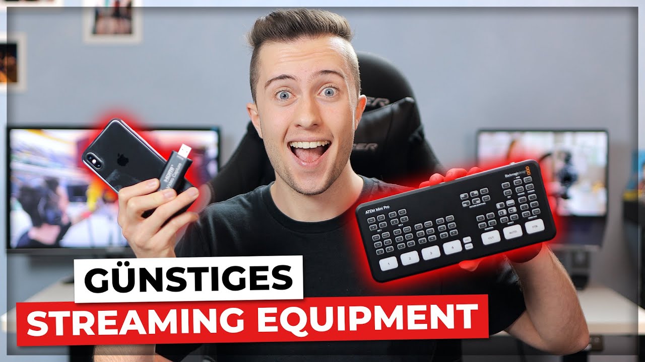 Günstiges Streaming Equipment für Einsteiger 🎥