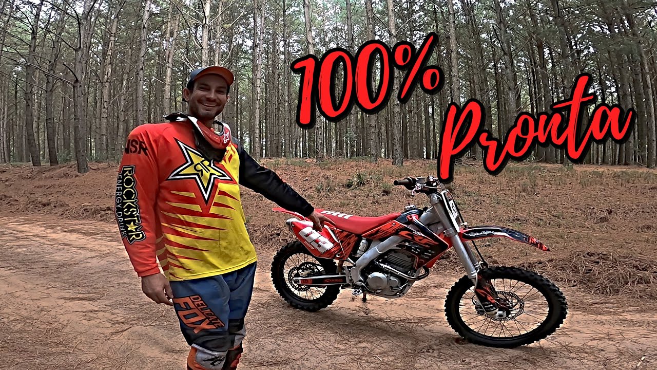 CRF 250R com Motor de Tornado/Twister – Projeto Finalizado! 🏍️💨