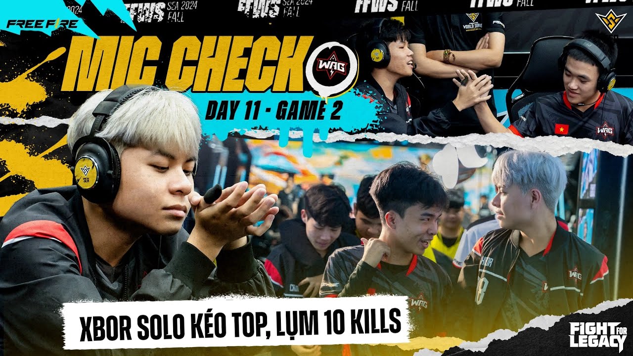 MIC CHECK| XBOR SOLO KÉO TOP, LỤM 10 KILLS QUÁ DỄ 