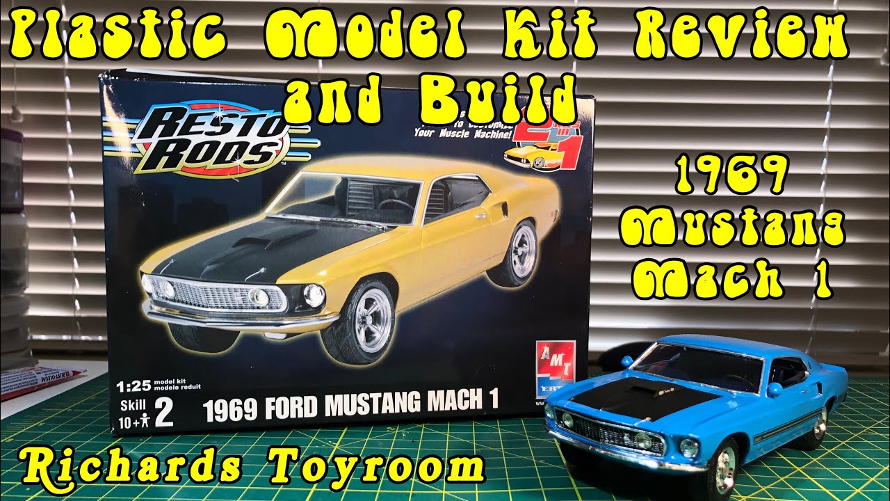 Plastic Model Kit Review and Build 1969 Ford Mustang Mach 1