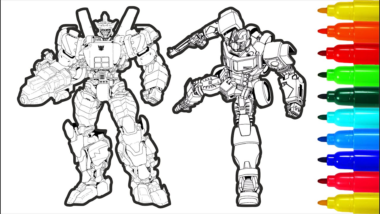 Transformers Superheroes Coloring Pages