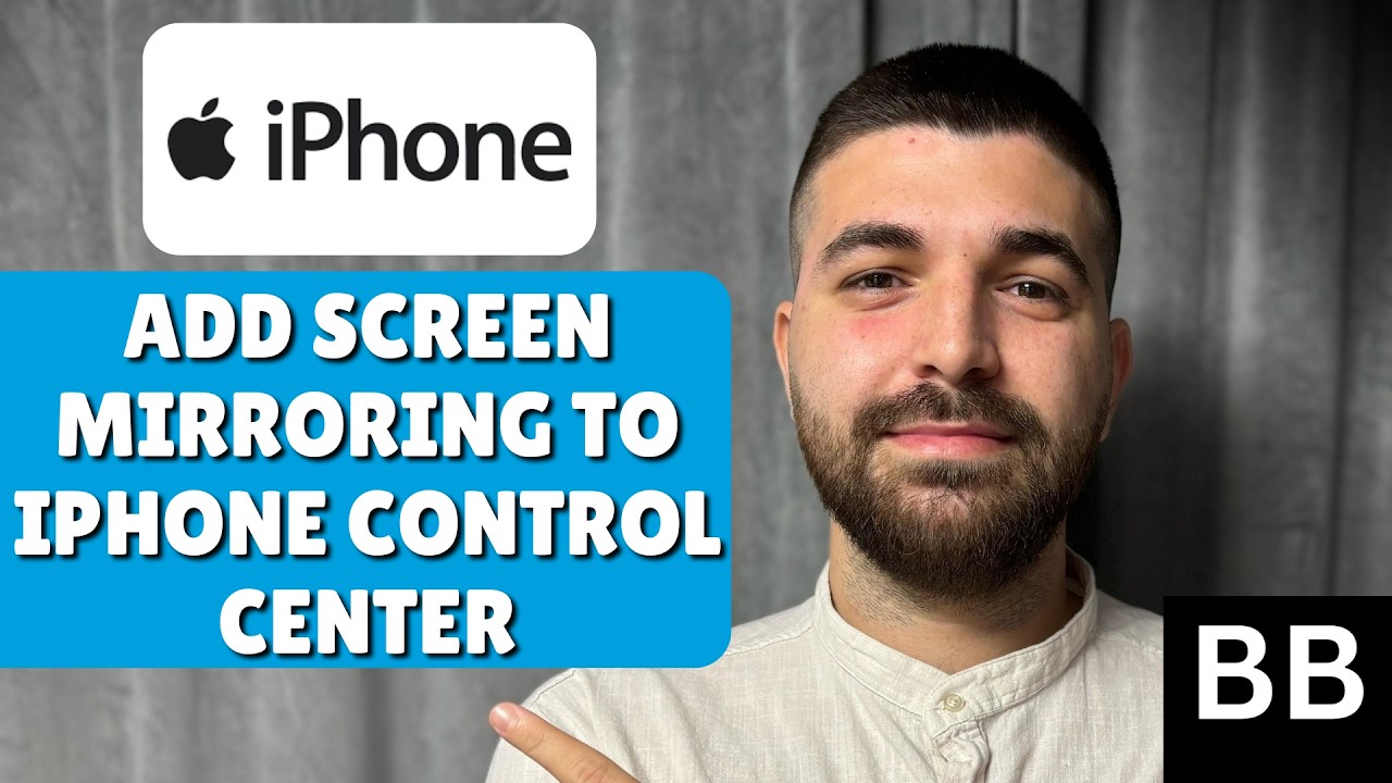 How To Add Screen Mirroring To Iphone Control Center