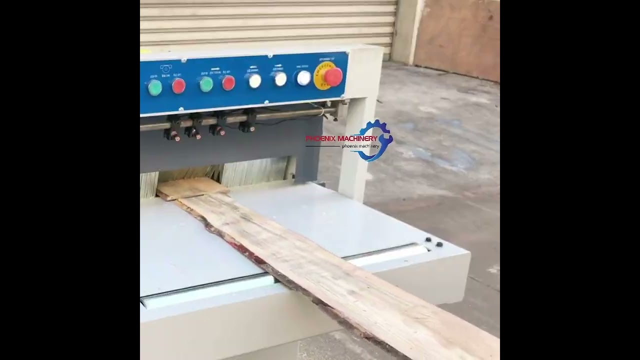 MJ141-0450 Adjustable cutting width multi rip saw blade wood slices cutting machine for sale