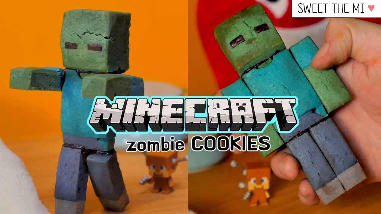 Minecraft Zombie 3D COOKIES  마인크래프트 좀비 3D쿠키 [FOOD VIDEO] [스윗더미 . Sweet The MI]