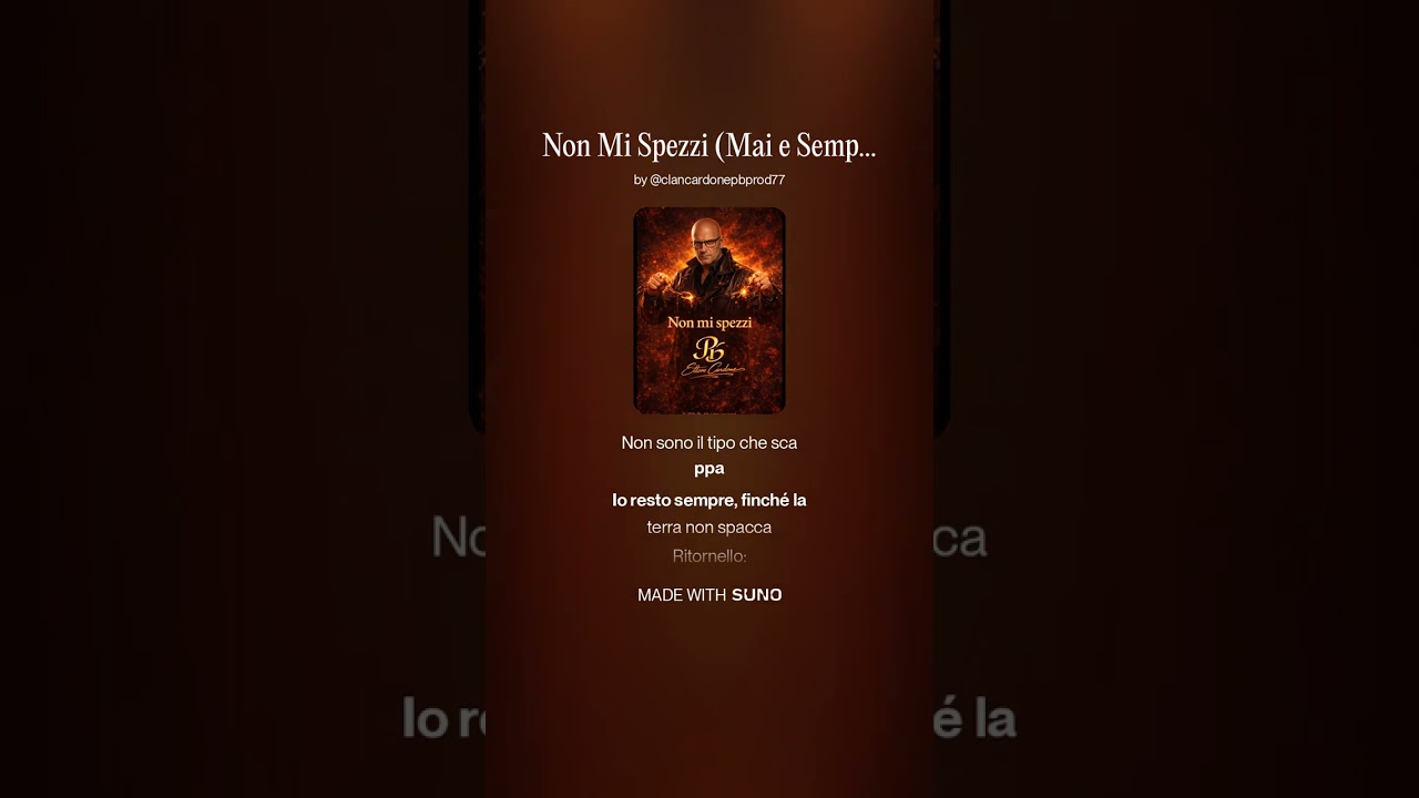 Non mi spezzi
