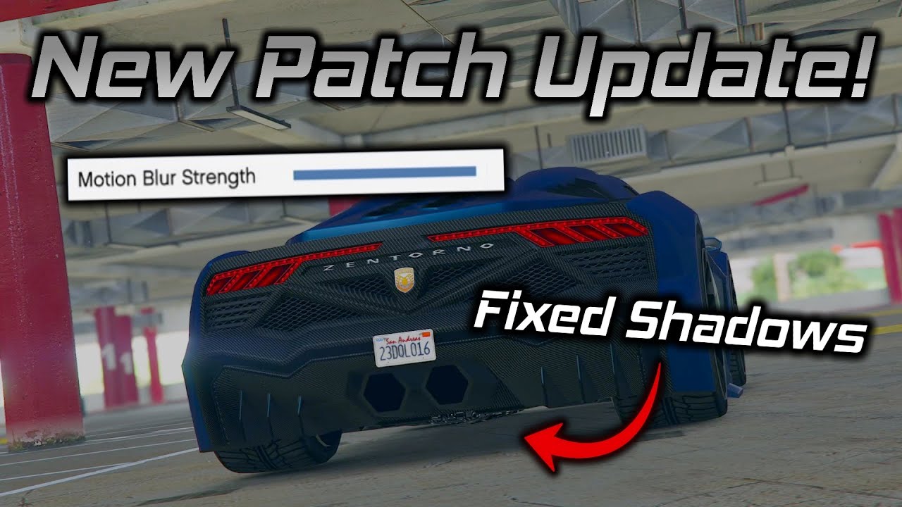 GTA Online's NEW Patch Update Adds Motion Blur Slider, Bug Fixes, and More!