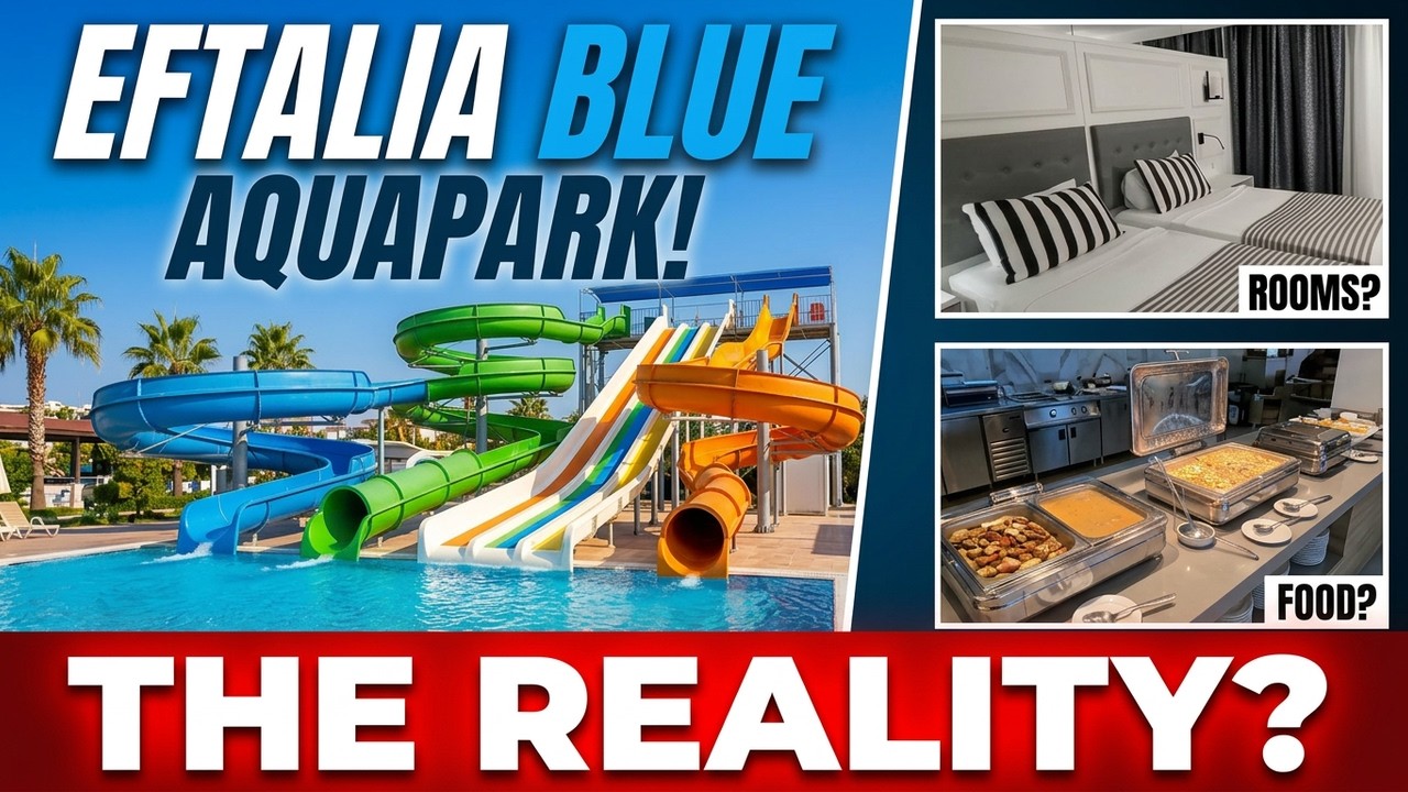 ОБЗОР ОТЕЛЯ EFTALIA BLUE: 5 вещей, которые вы ОБЯЗАТЕЛЬНО должны знать о еде, номерах и пляже!