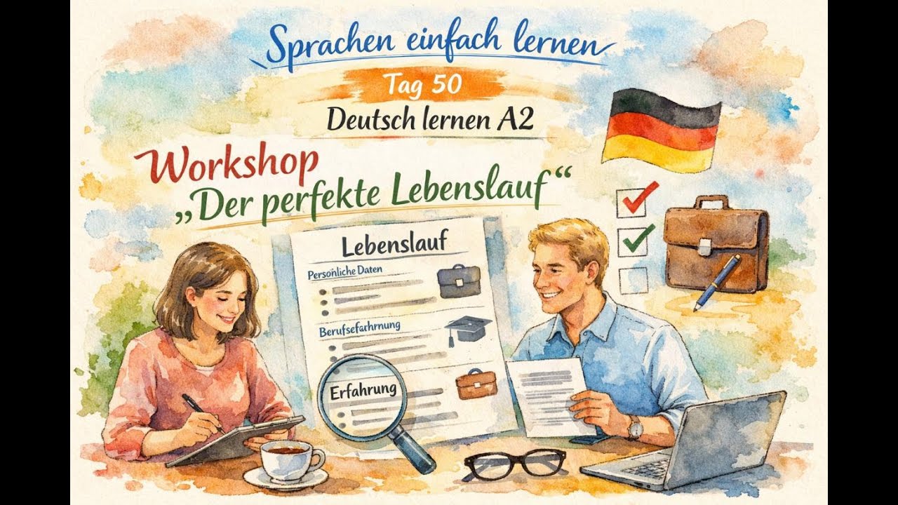 Tag 50 Deutsch lernen A2 