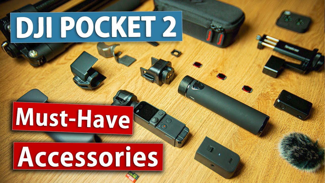 DJI Pocket 2 Must-Have Essential Accessories, Creative Combo, ND filters and More.