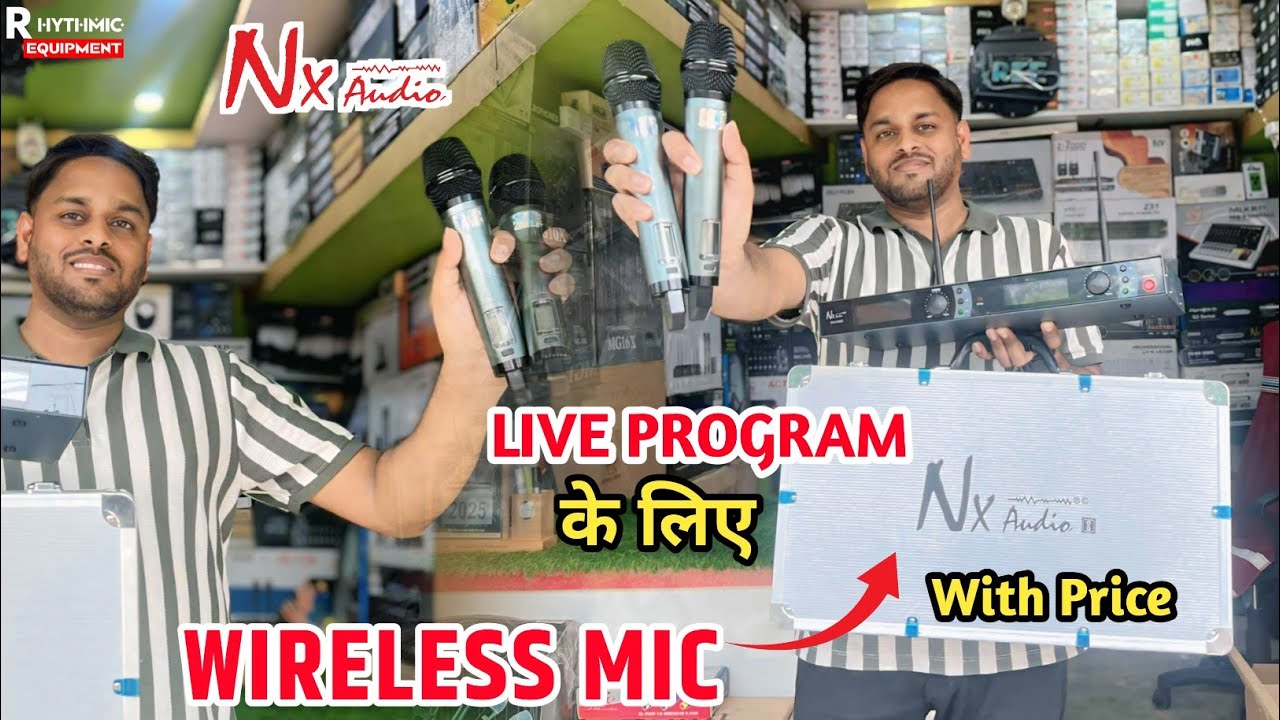 NX Audio Pro 4000 Wireless Microphone Price | Best wireless microphone Review & Sound Test🔥
