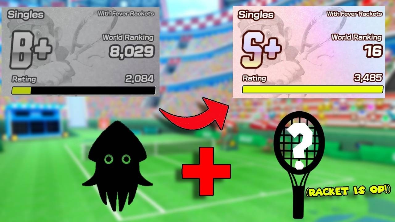 I RANKED UP USING THIS CHARACTER RACKET COMBO!