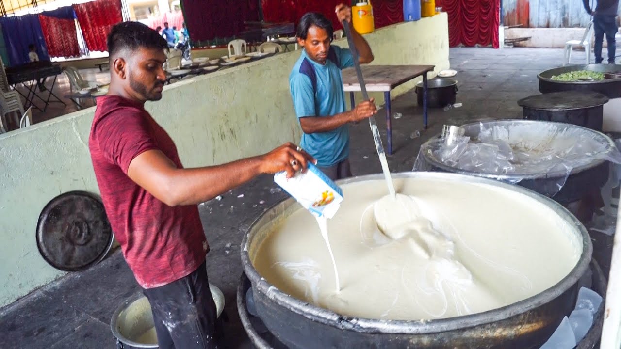 Rabdi Malai Making for 500 People | Hai Foodies