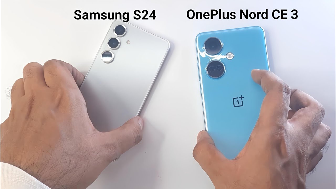 Samsung Galaxy S24 vs OnePlus Nord CE 3 SPEED TEST COMPARISON in 2024