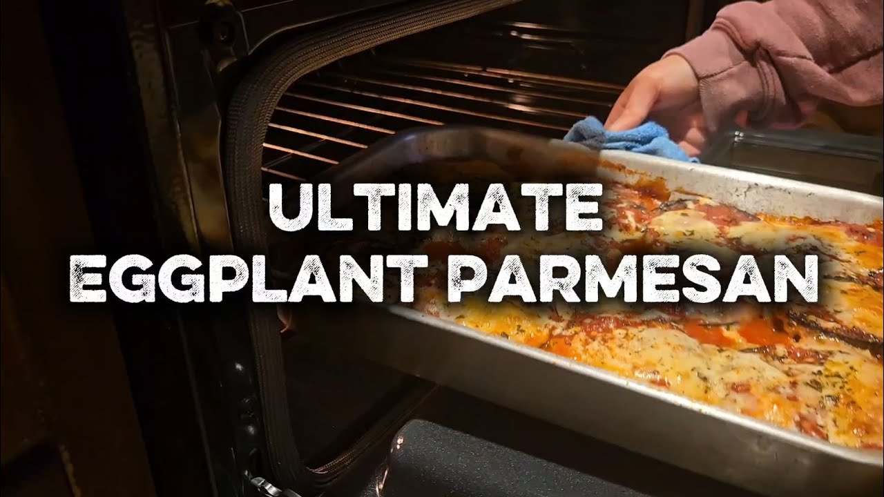 Easy Eggplant Parmesan #madefromscratch #food #comfortfood #newengland #easymeals #eggplant #easy 
